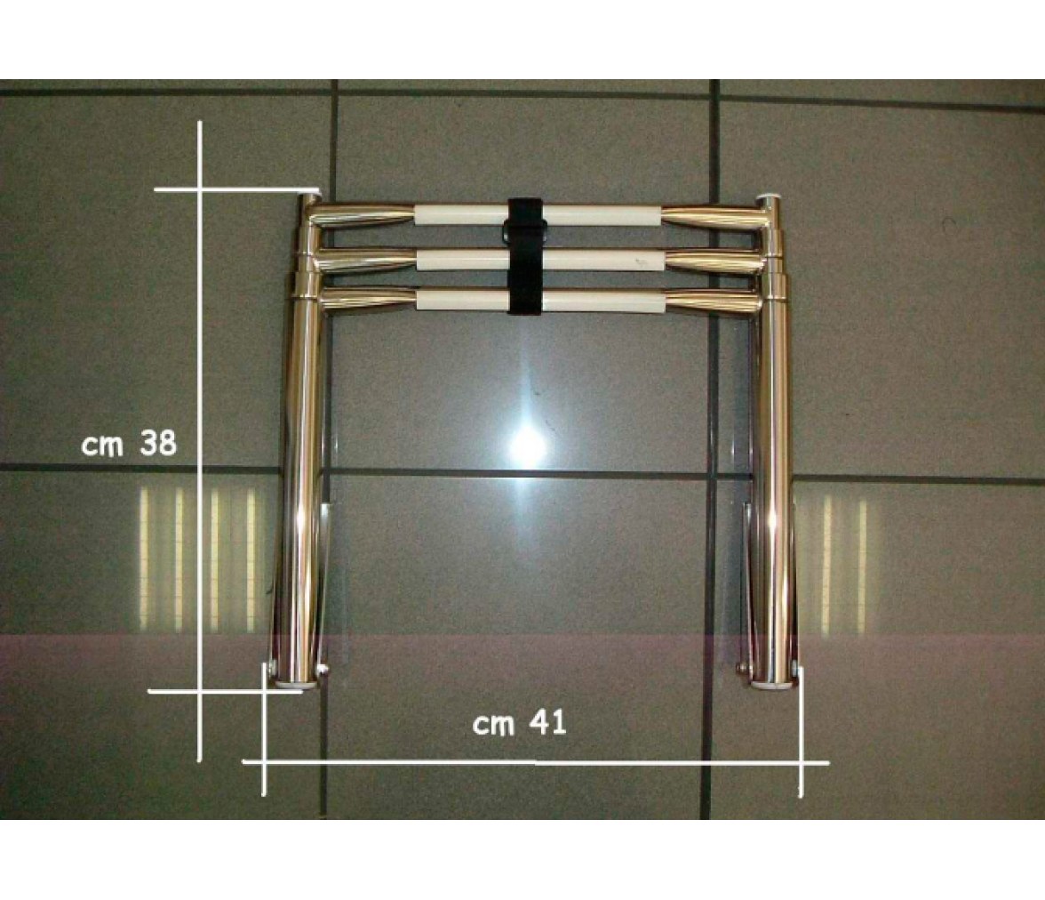 Escalera Telescopica Inox Ancha