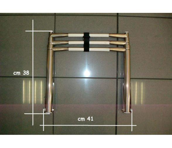 Escalera Telescopica Inox Ancha