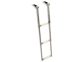 Escalera Telescopica Inox Estrecha 3 Peldaños