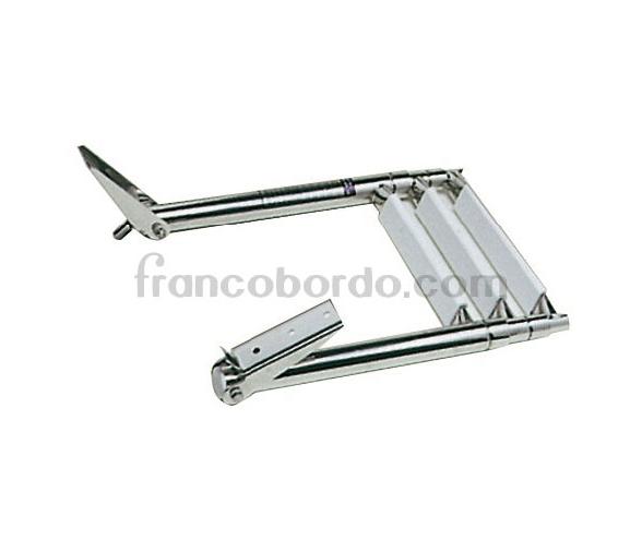 Escalera Telescopica Inox Standard 4 Peldaños