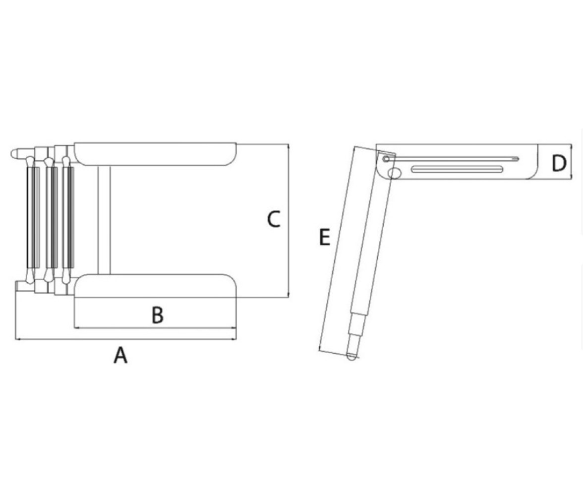 3-step telescopic ladder f.40.472.01