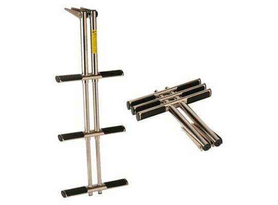 Garelick Escalera Telescopica Plegable para Montaje en Plataforma