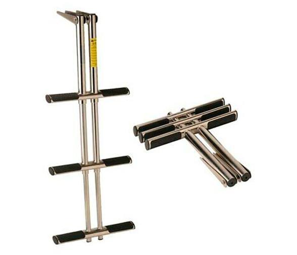 Garelick Escalera Telescopica Plegable para Montaje en Plataforma