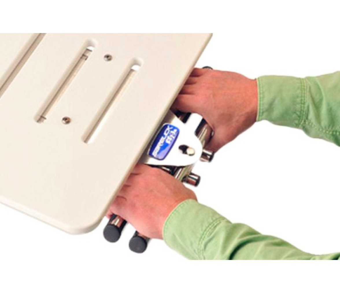 Garelick Escalera Telescopica Plegable para Plataforma
