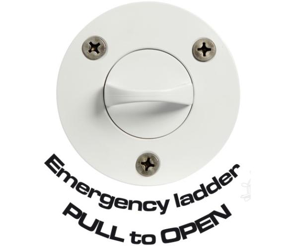 Escalera de Emergencia Empotrable con tornillos