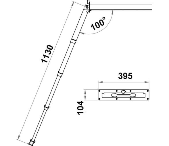 Escalera Montecarlo Telescopica Oculta 4 Peldaños