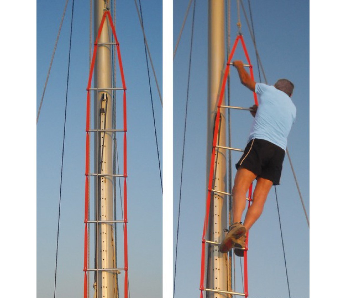 Anti Torsion Ladder for Mast Climbing