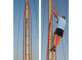 Anti Torsion Ladder for Mast Climbing