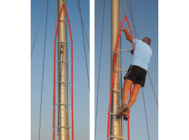 Anti Torsion Ladder for Mast Climbing