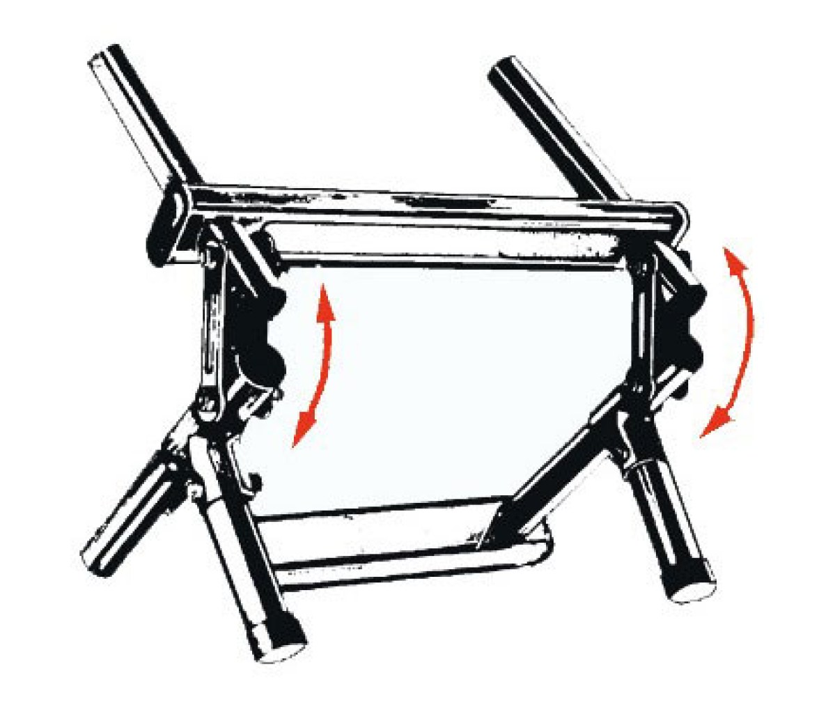 Escalera Plegable Inox 5 Peldaños