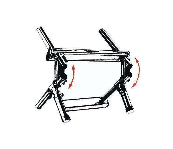 Escalera Plegable Inox 5 Peldaños