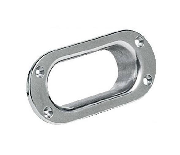 Escoben Gatera Oval Acero Inoxidable 140 x 63 mm