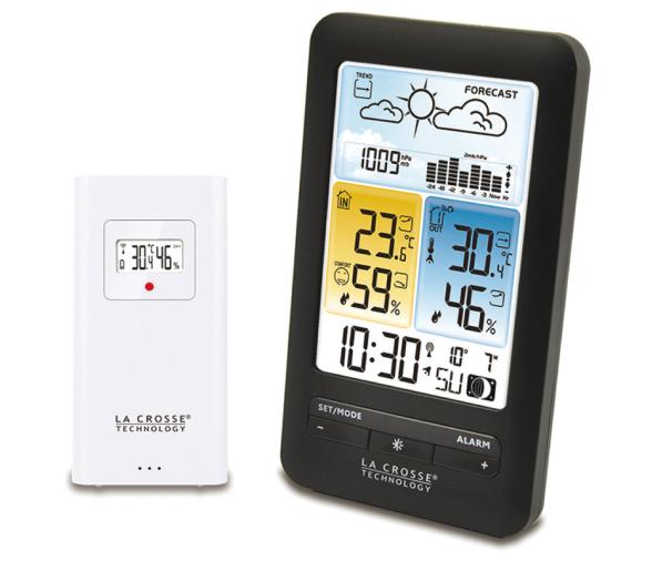 Estación meteorológica compacta controlada por radio