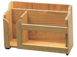 Estante cuberteria en teca