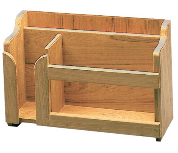 Estante cuberteria en teca