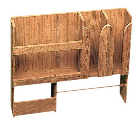 Estante multiusos en teca