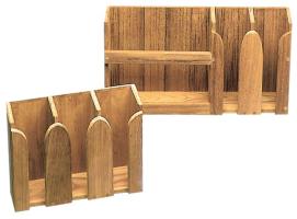 Estante para platos-tazas en teca