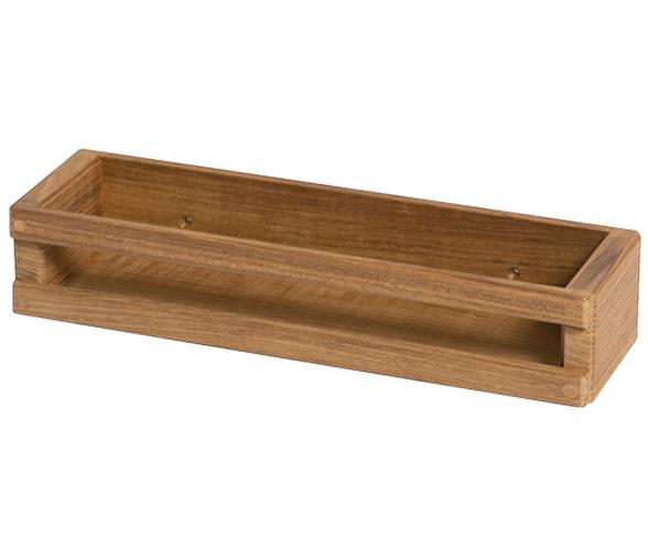 Estante para recipientes en teca