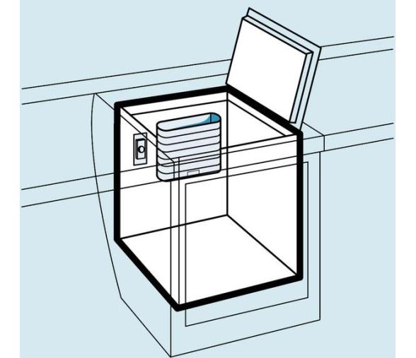 Evaporador en O VD-09 para Serie 80 DE Waeco