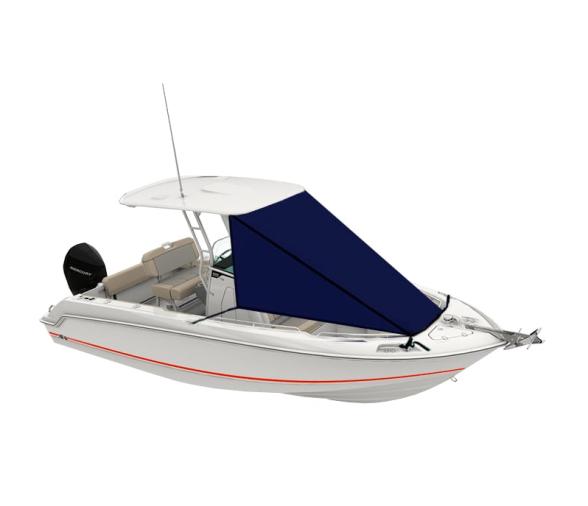 Extension Frontal Bimini T-Top Azul