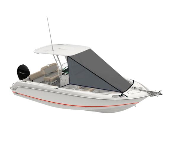 Extension Frontal Bimini T-Top Gris