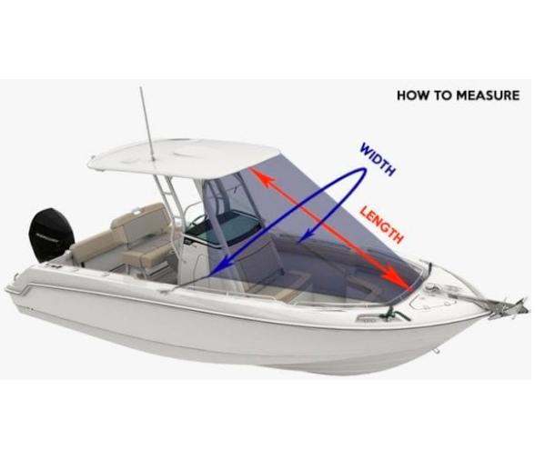 Extension Frontal Bimini T-Top Gris