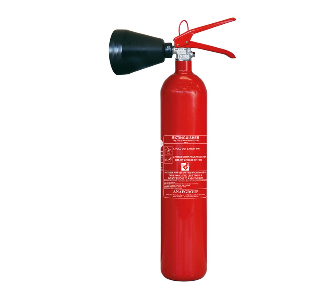 Extintor de CO2, 2 kg, SOLAS/MED (ES)