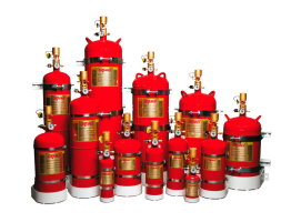 Extintores Verticales Fireboy con Agente Limpio FK-5-1-12