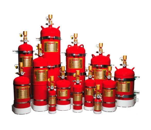 Extintores Verticales Fireboy con Agente Limpio FK-5-1-12