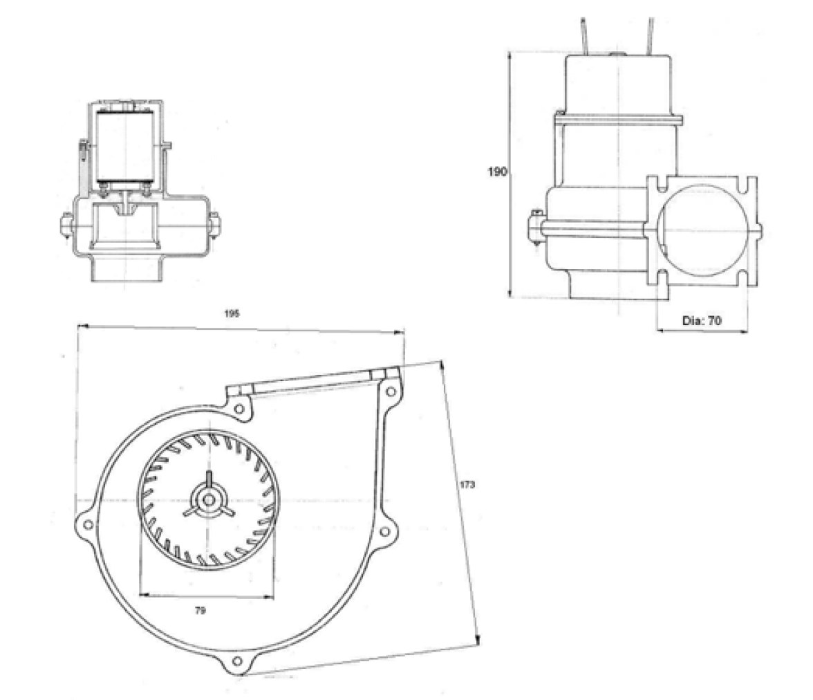 Extractor de gas para sentina modelo RINA