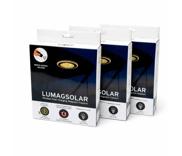 Fender Design Lumagsolar Lámpara LED con Energía Solar