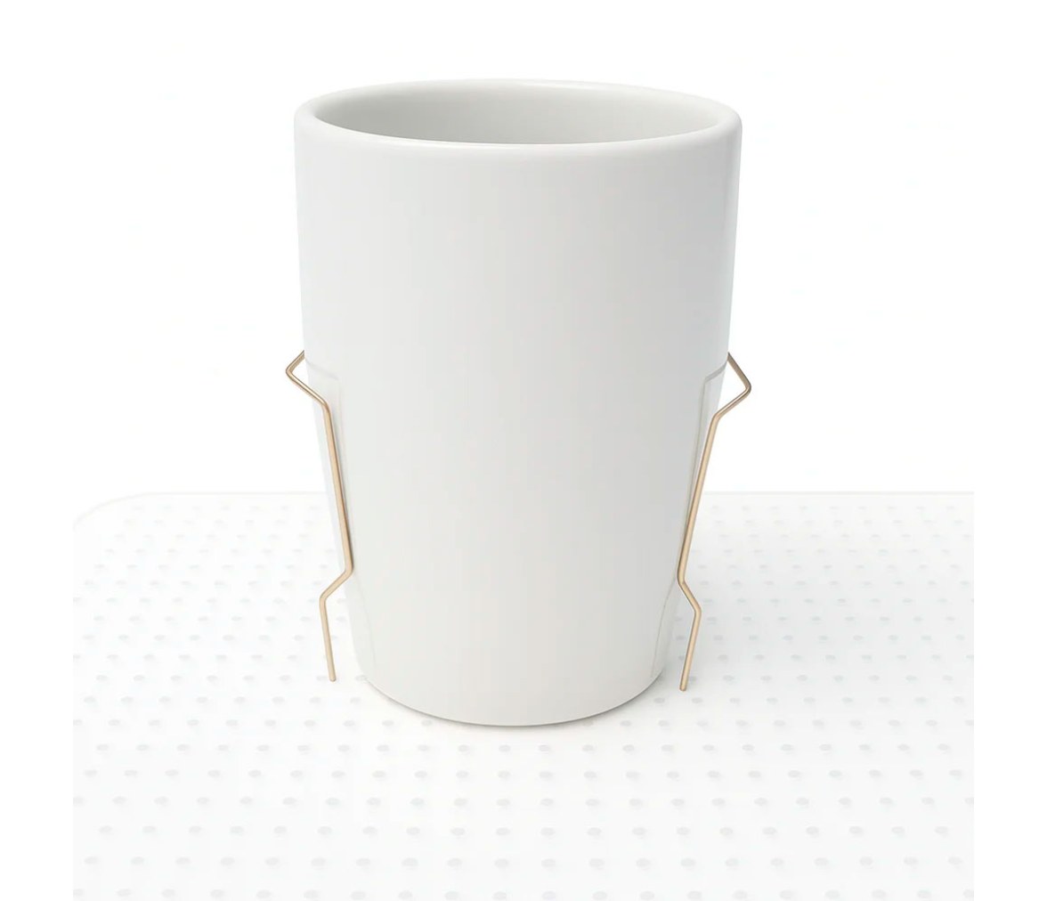 Fender Design Sistema de Fijación Vajilla ClinkFree Clips Vasos
