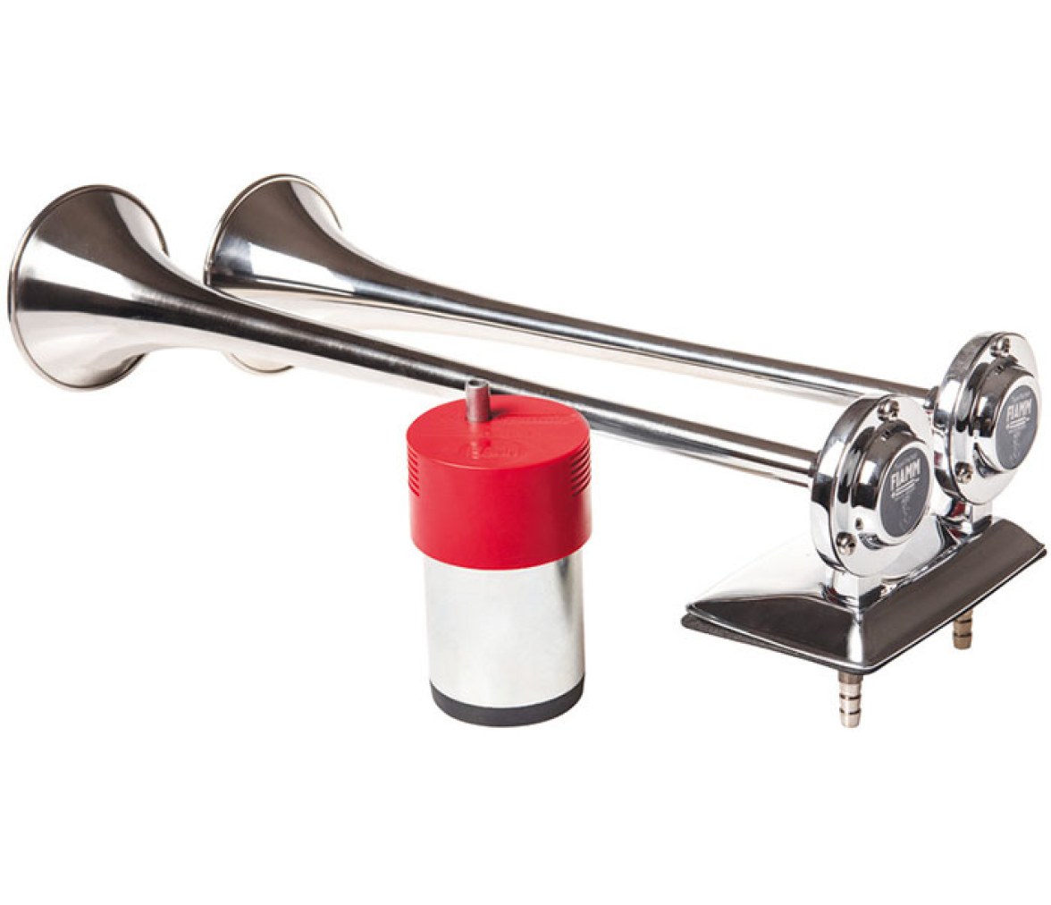 Fiamm Double Trumpet Horn with Compressor