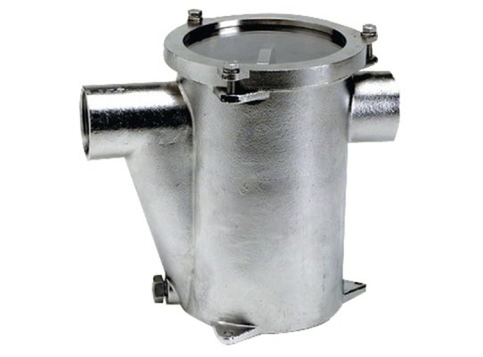 Filtro de agua motor refrigeracion acero inox