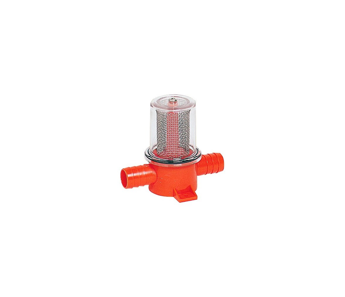 Flush Mount Filter for Bilge Pumps and Showers