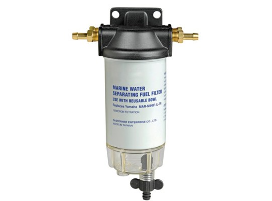 Petrol filter with water-fuel separator