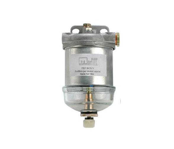 Filtro Purificador Combustible con Vaso Inferior Transparente