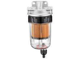 Filtro Decantador de Gasoil con Grifo de Vaciado de Agua