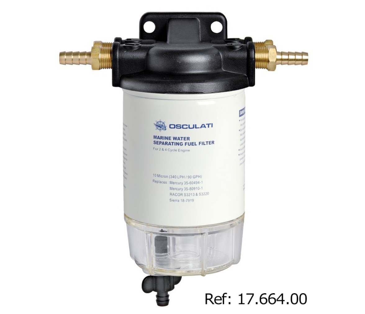 Filtro Separador Agua-Combustible con Cartucho Estandar
