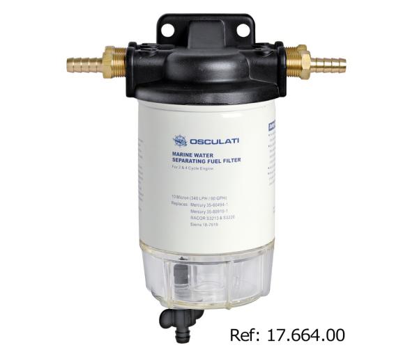 Filtro Separador Agua-Combustible con Cartucho Estandar