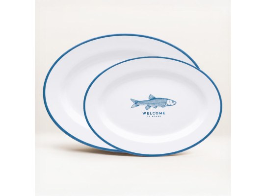 Fish - Fuentes Ovaladas, Set 2 Pcs. - Marine Business