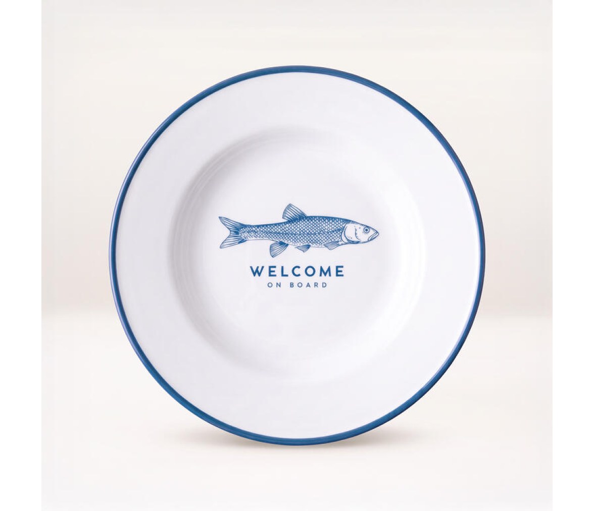 Fish - Plato Postre, Set 6u. - Marine Business