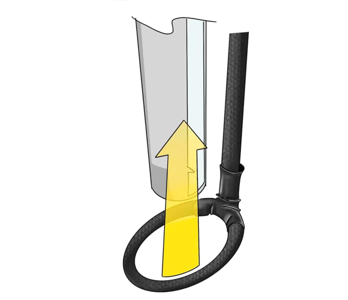 Fishmaster Correa de seguridad para barra superior en T