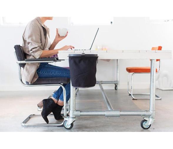 Flextrash Soporte Mesa Tableclip para Papelera