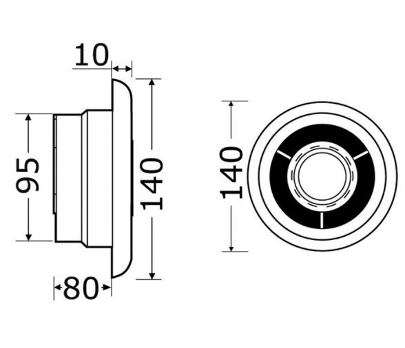 Foco de Luz LED con Extractor