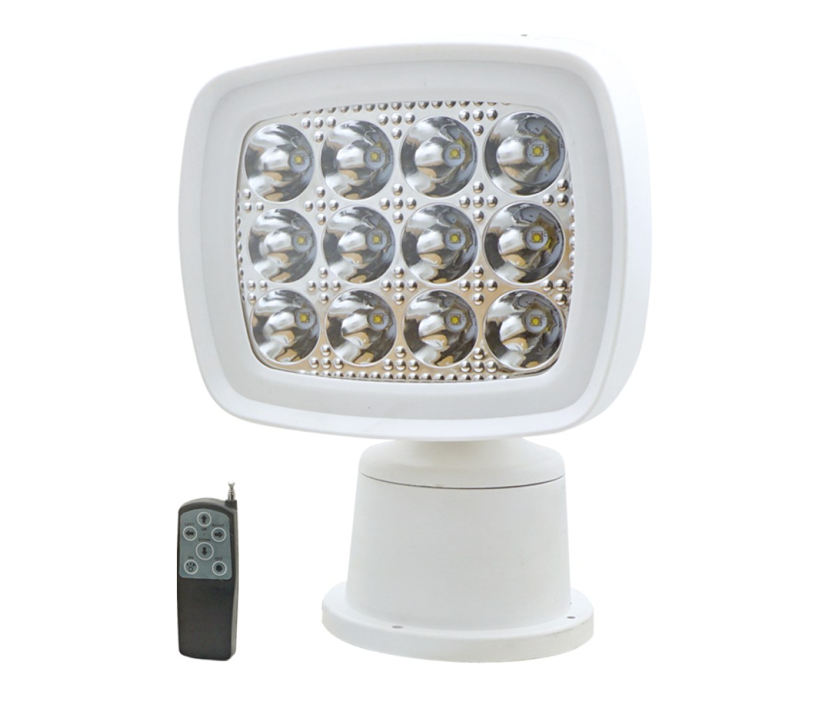 Foco LED blanco, con mando a distancia, 10-30V