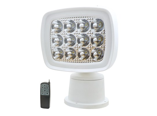 Foco LED blanco, con mando a distancia, 10-30V