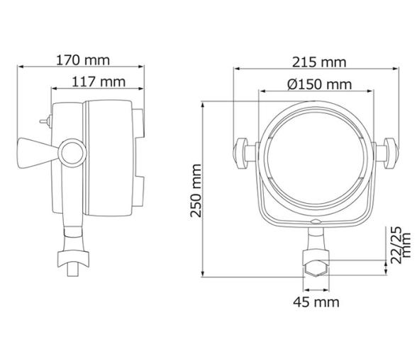 Foco para Pulpito o Candelero LED