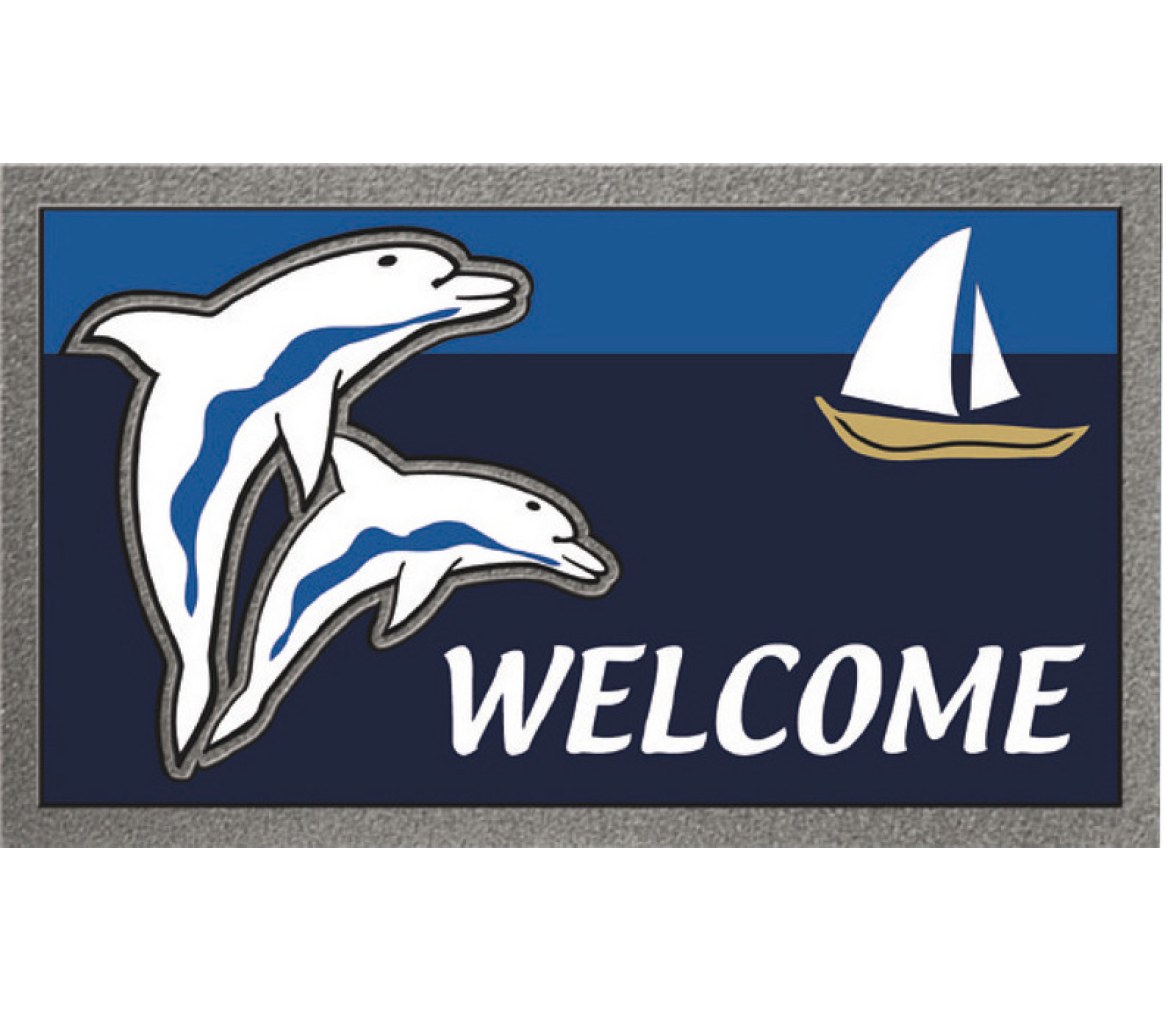 Alfombrilla antideslizante rectangular de Doormat, 40x68 cm