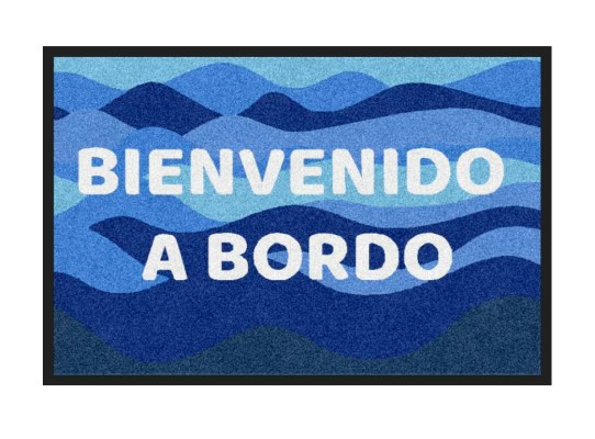 Alfombra Antideslizante Bienvenido a Bordo